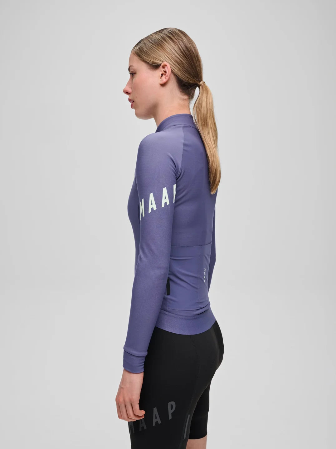 Maap Women's Apex Aeon Thermal LS Jersey Radtrikot langarm Deep Cobalt