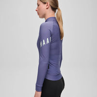 Maap Women's Apex Aeon Thermal LS Jersey Radtrikot langarm Deep Cobalt
