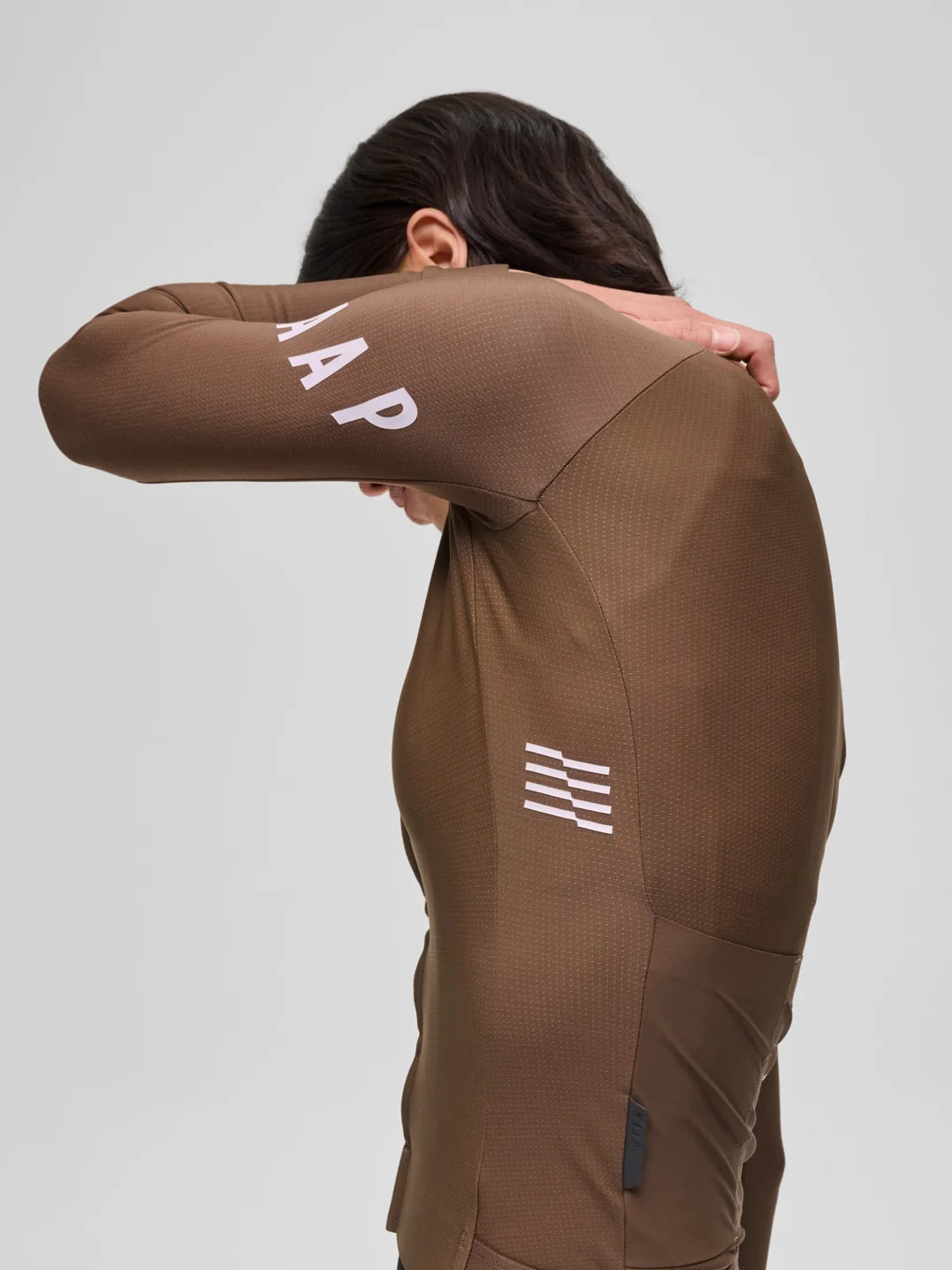 Maap Women's Apex Aeon Thermal LS Jersey Radtrikot langarm Espresso