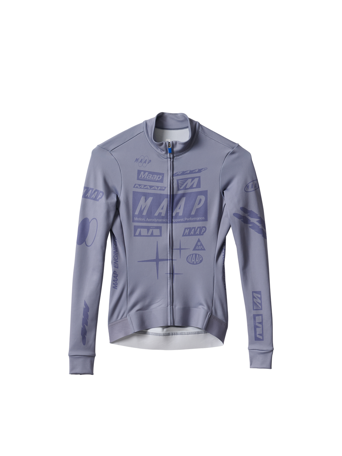 Maap Women's Drome Thermal Long Sleeve Jersey Radtrikot langarm Silver Bullet