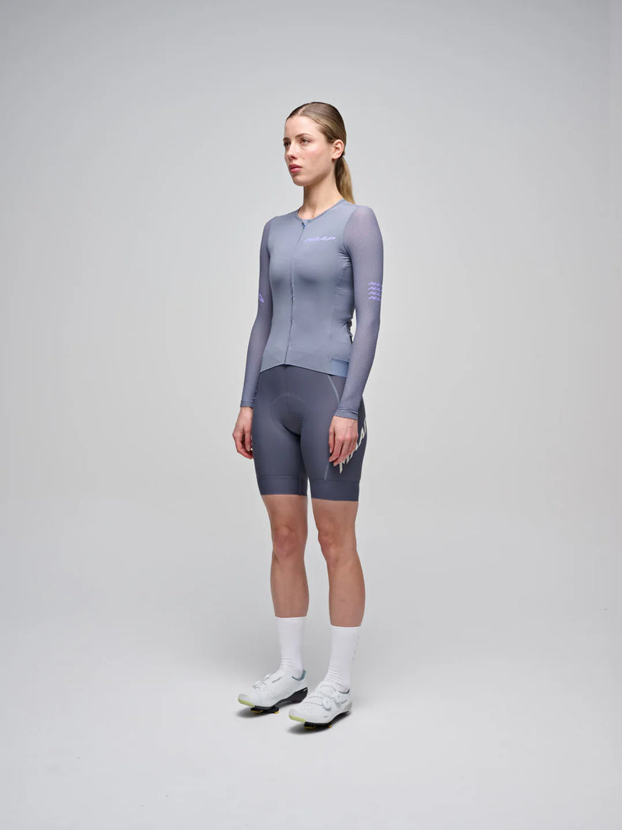 Maap Women's Emerge LS Jersey Radtrikot langarm Galaxy Blue