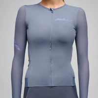 Maap Women's Emerge LS Jersey Radtrikot langarm Galaxy Blue