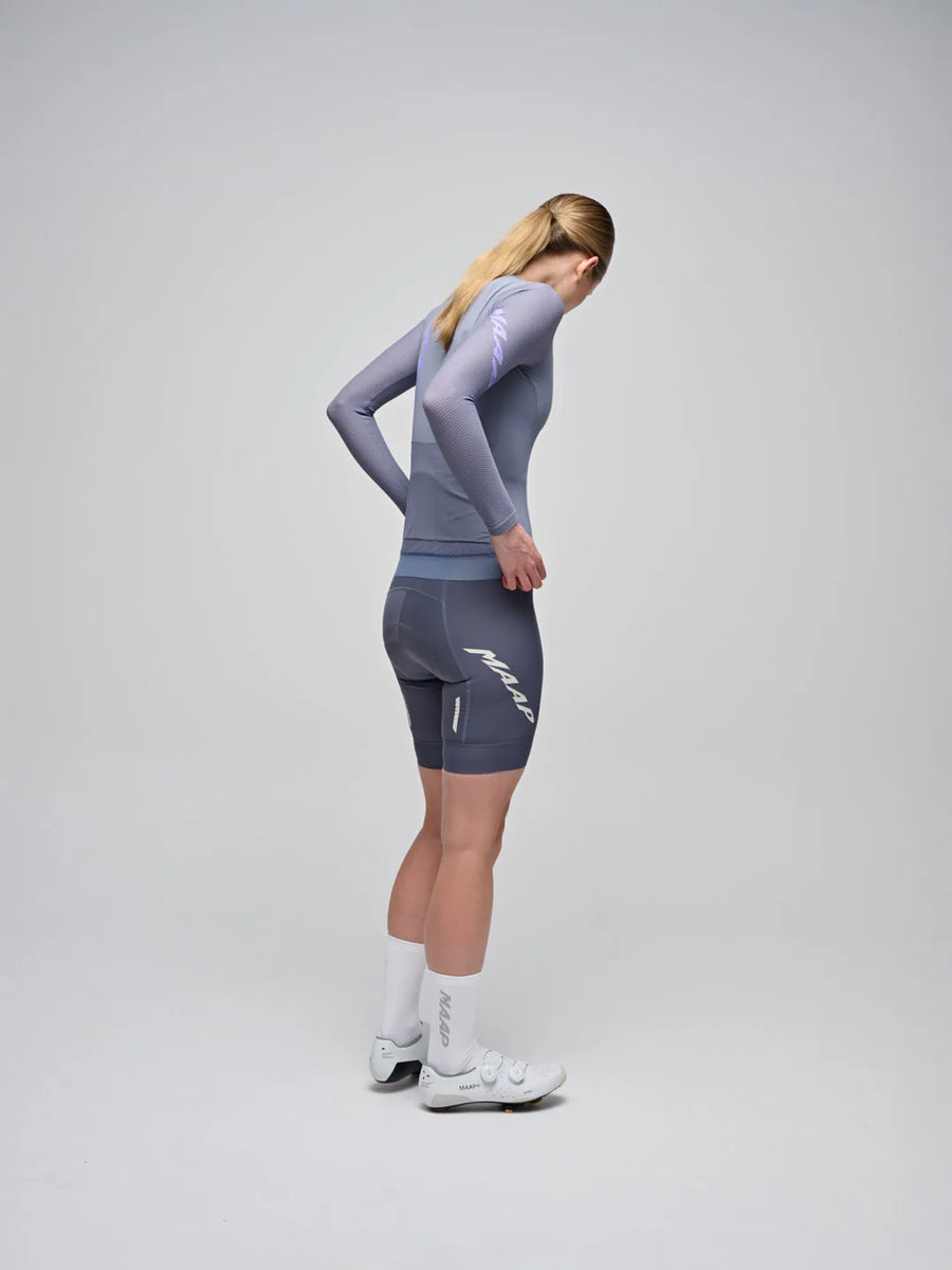 Maap Women's Emerge LS Jersey Radtrikot langarm Galaxy Blue