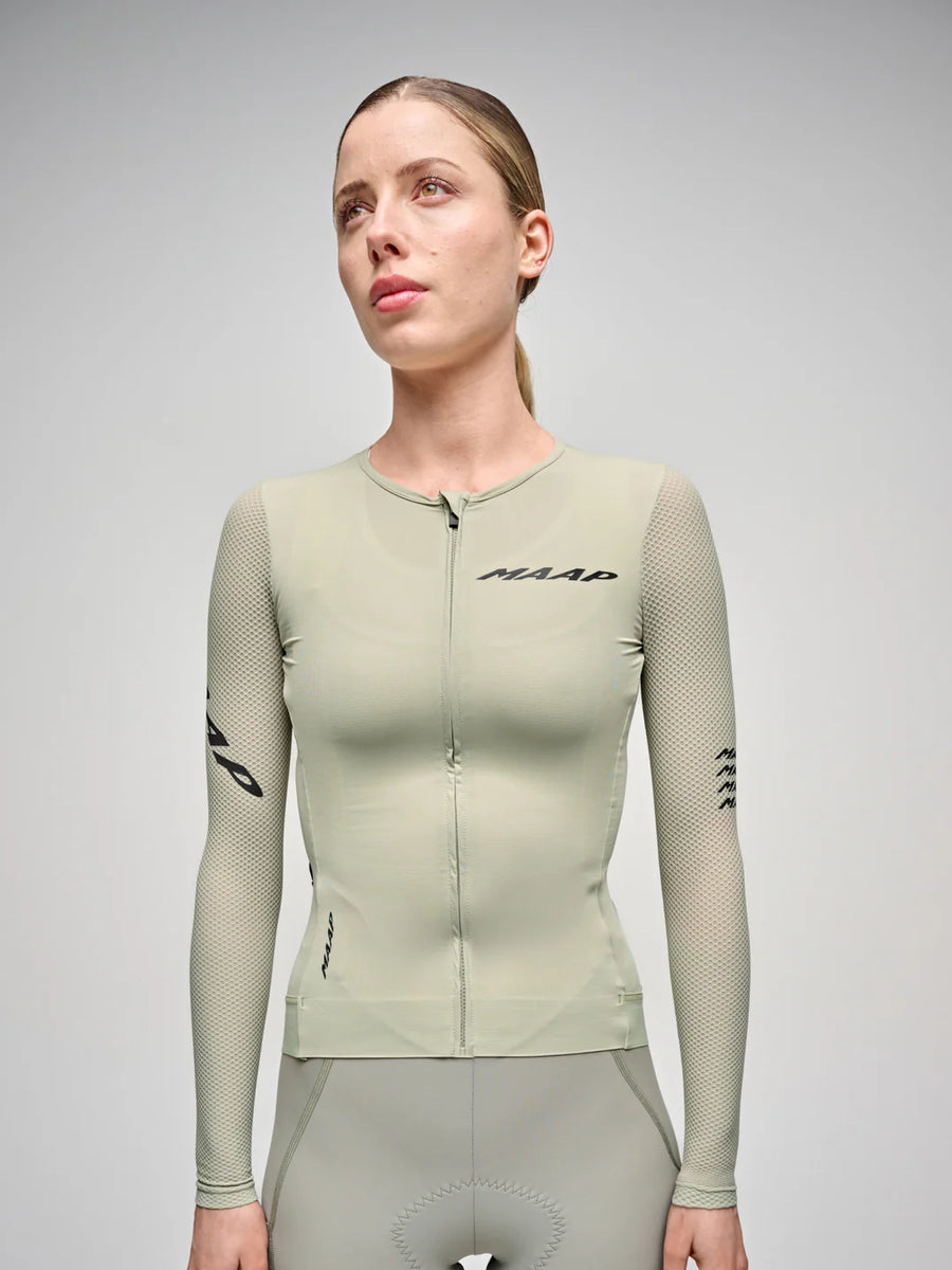 Maap Women's Emerge LS Jersey Radtrikot langarm Quicksand