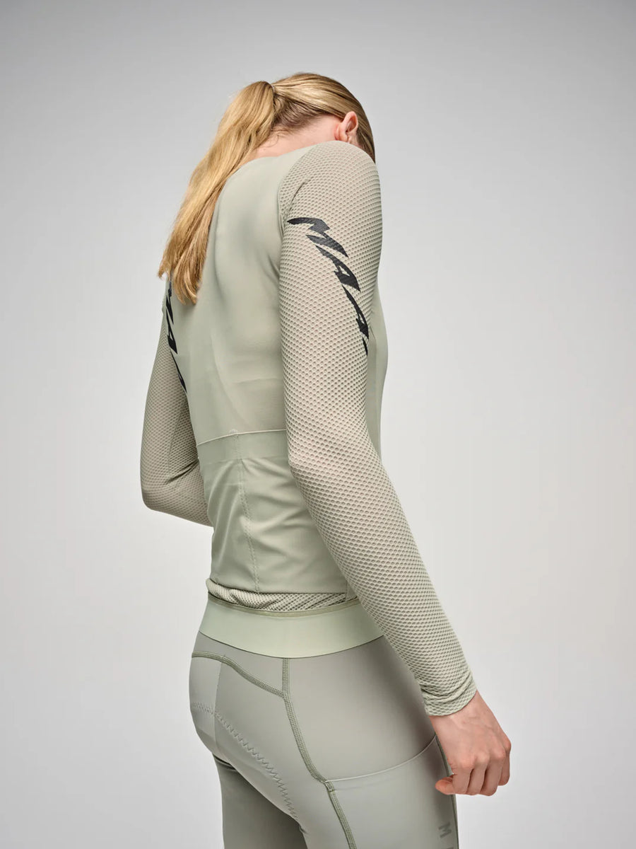 Maap Women's Emerge LS Jersey Radtrikot langarm Quicksand