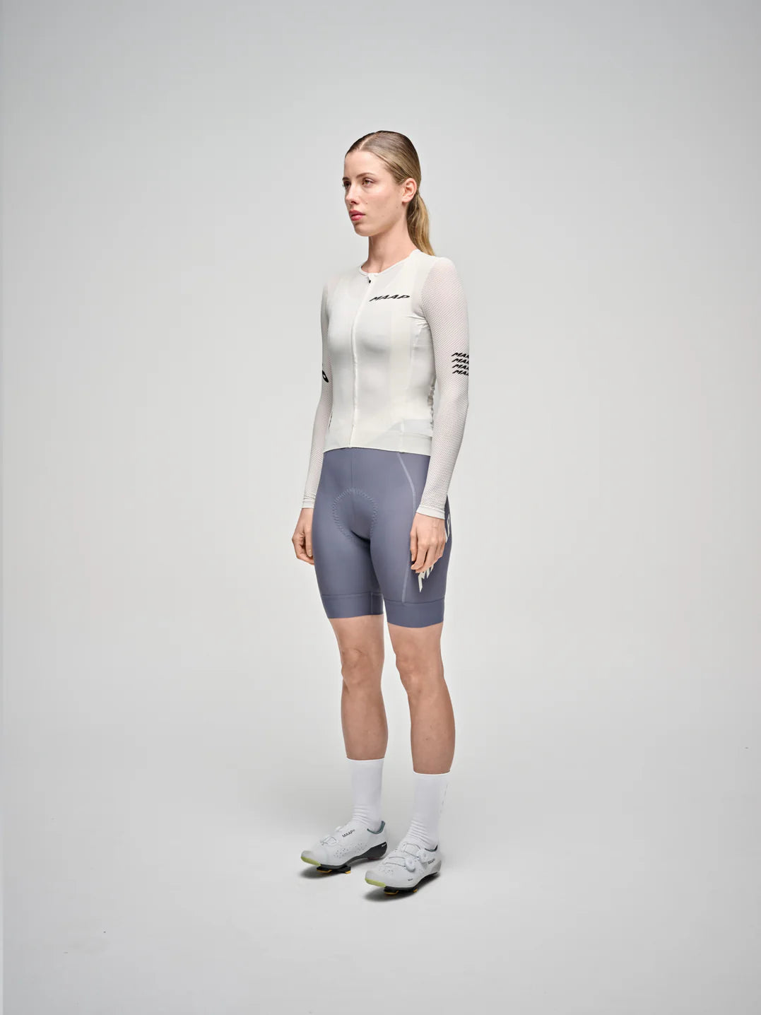 Maap Women's Emerge LS Jersey Radtrikot langarm Vapour