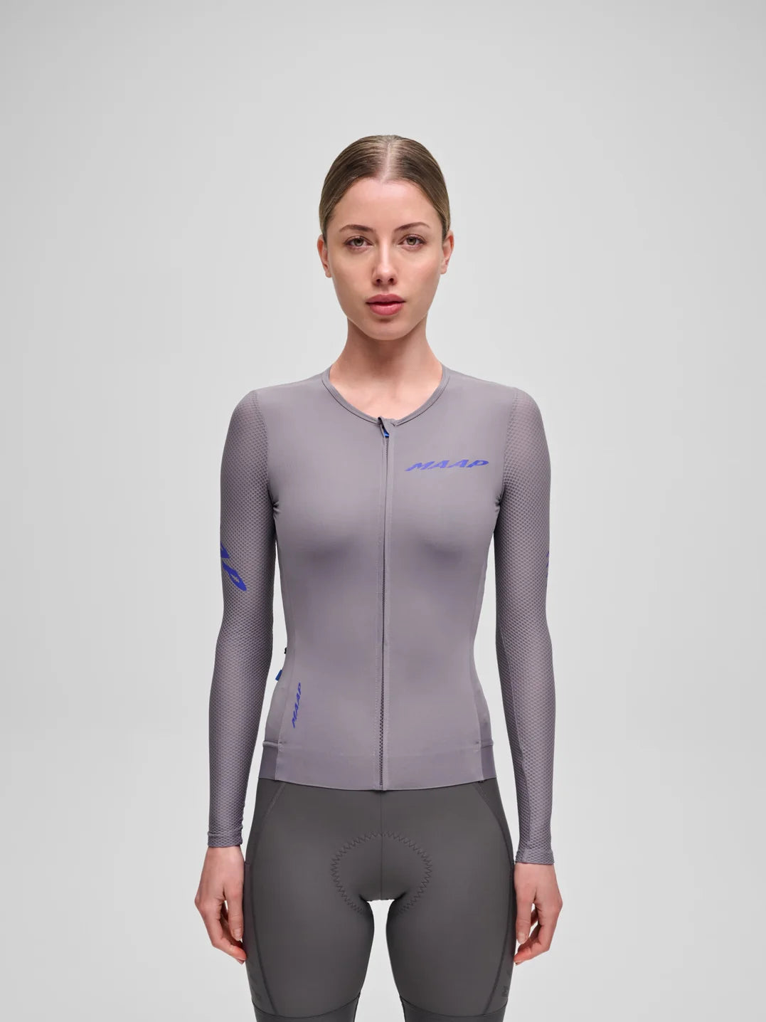 Maap Women's Emerge LS Jersey Radtrikot langarm Anthracite