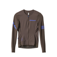 Maap Women's Emerge LS Jersey Radtrikot langarm Brown Umber