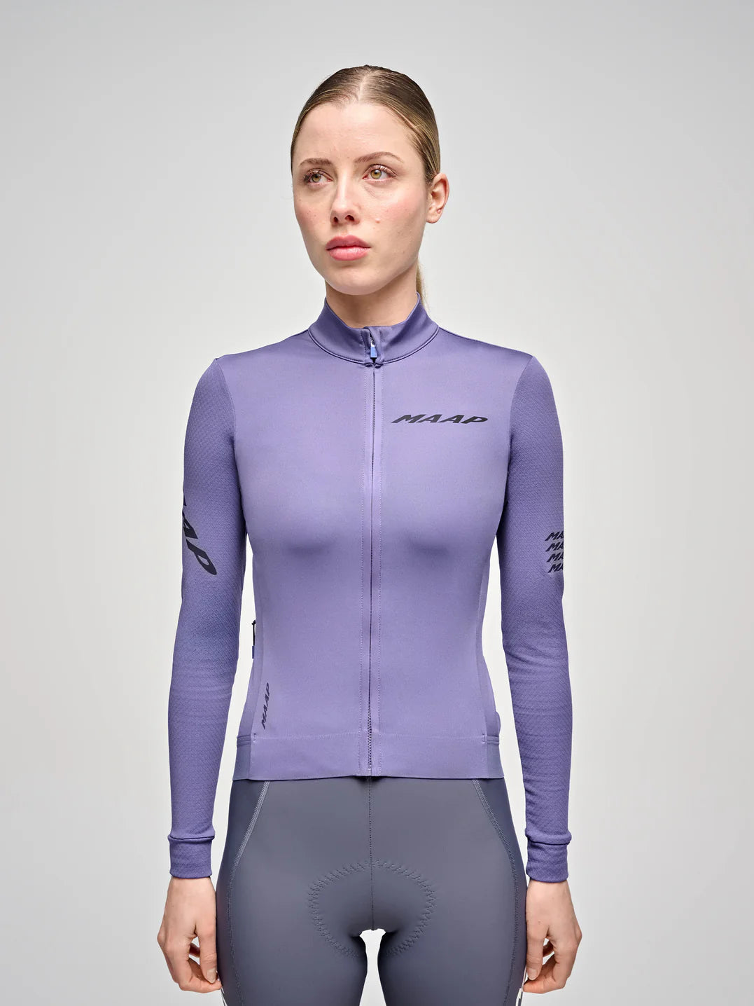 Maap Women's Emerge Thermal LS Jersey Radtrikot langarm Heron
