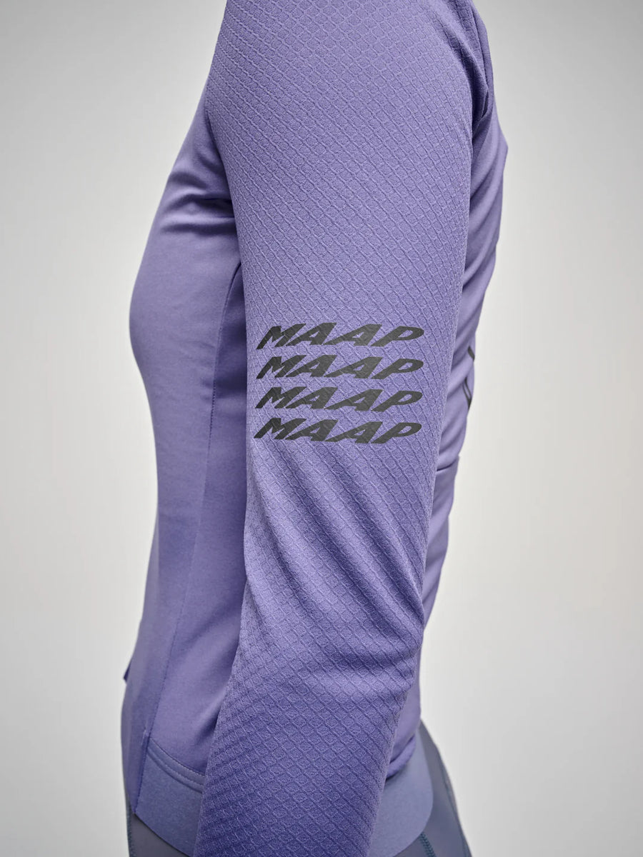 Maap Women's Emerge Thermal LS Jersey Radtrikot langarm Heron