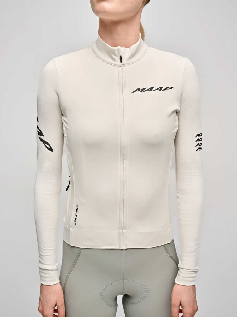 Maap Women's Emerge Thermal LS Jersey Radtrikot langarm Vapour