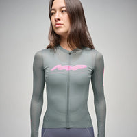 Maap Women's Blaze Pro Air LS Jersey 3.0 Radtrikot langarm Gargoyle