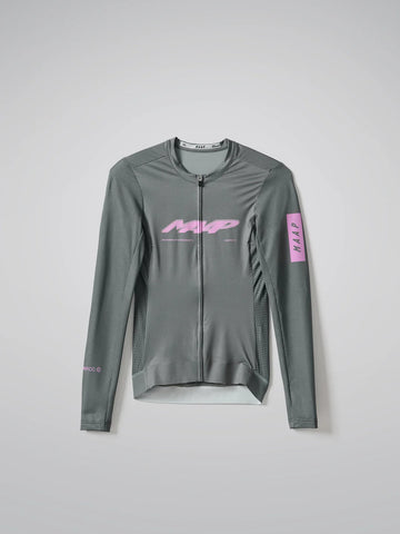 Maap Women's Blaze Pro Air LS Jersey 3.0 Radtrikot langarm Gargoyle
