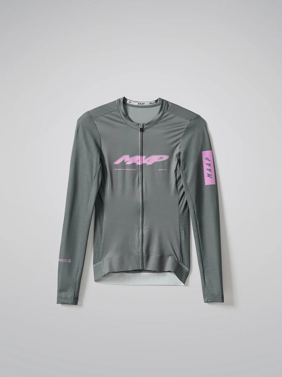 Maap Women's Blaze Pro Air LS Jersey 3.0 Radtrikot langarm Gargoyle