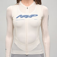 Maap Women's Blaze Pro Air LS Jersey 3.0 Radtrikot langarm Vanilla