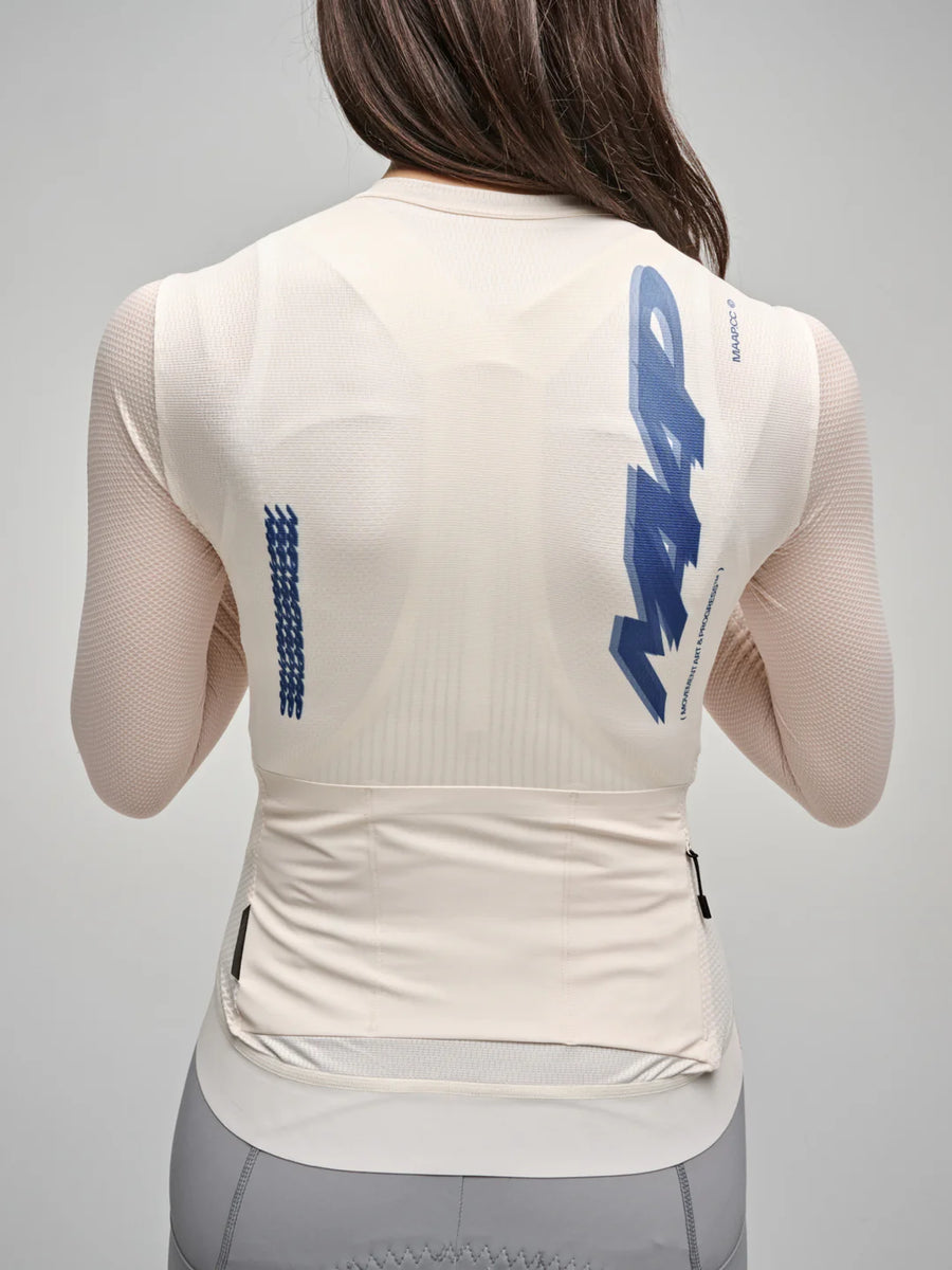 Maap Women's Blaze Pro Air LS Jersey 3.0 Radtrikot langarm Vanilla