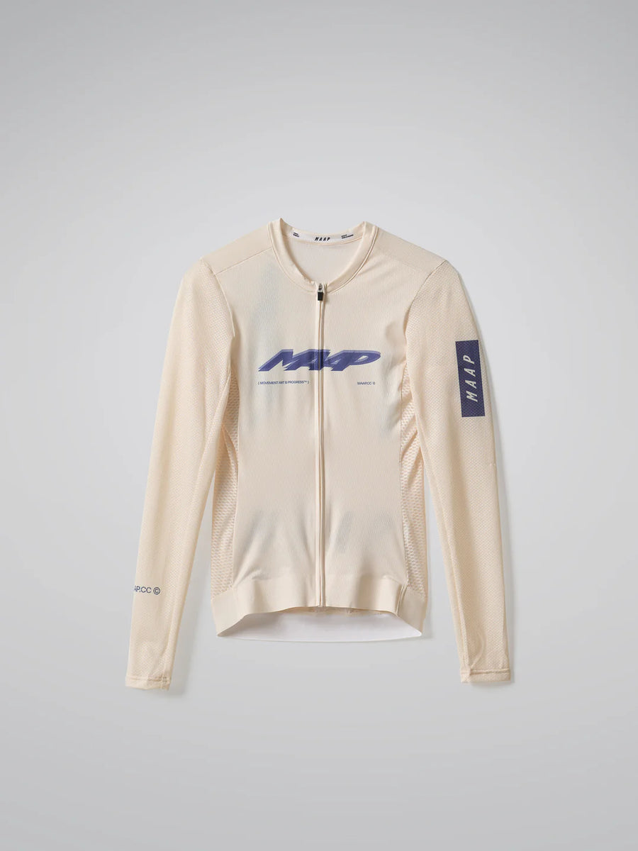 Maap Women's Blaze Pro Air LS Jersey 3.0 Radtrikot langarm Vanilla