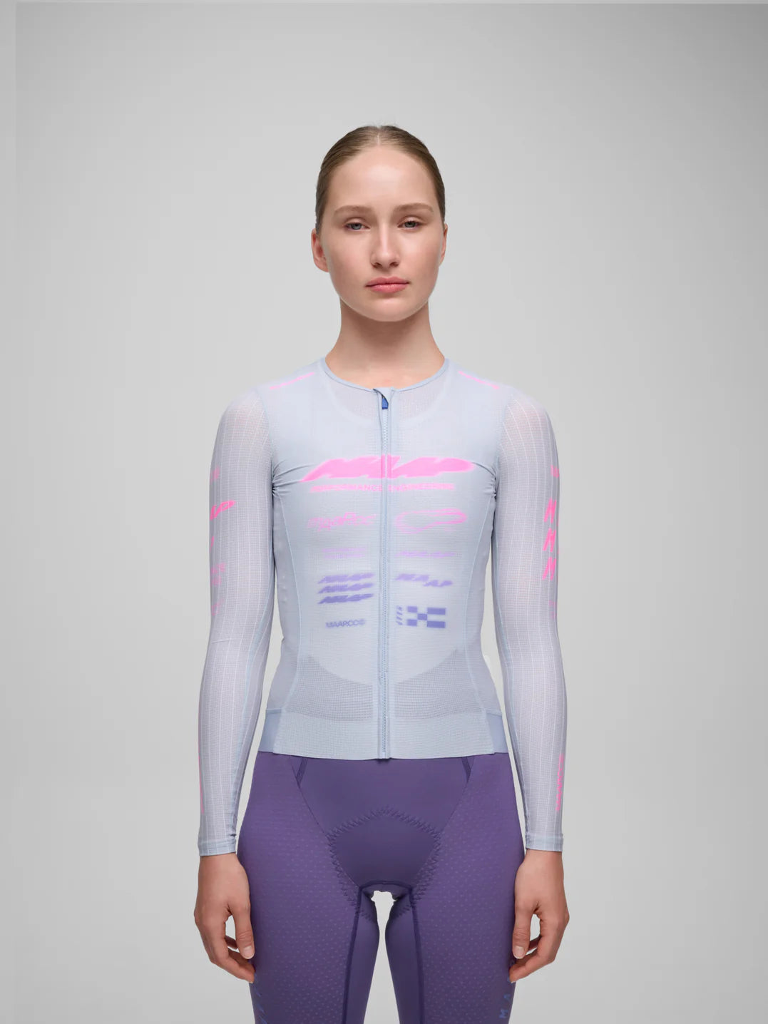 Maap Women's Beta Pro Aero Jersey LS Radtrikot langarm Xenon Purple