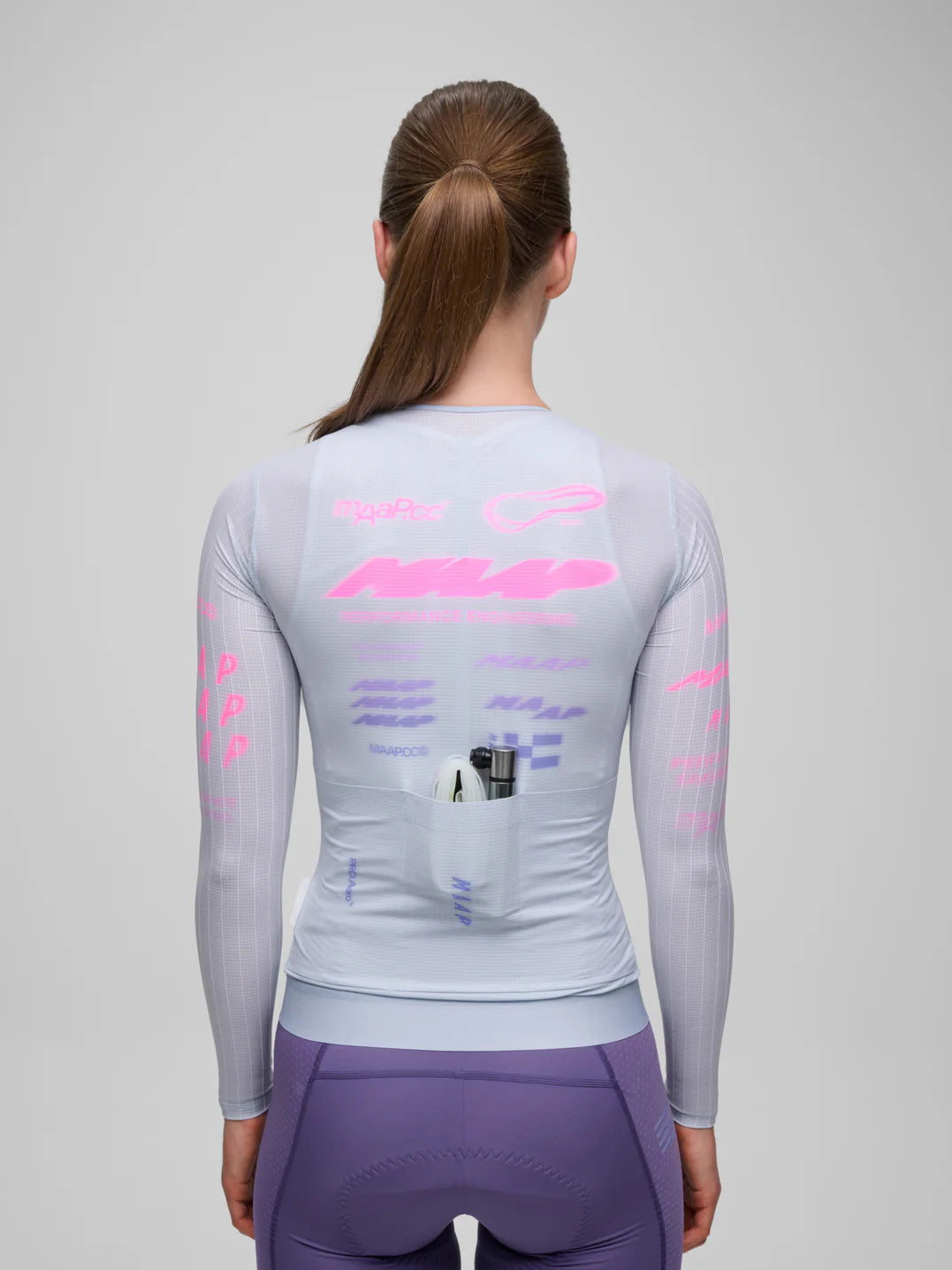 Maap Women's Beta Pro Aero Jersey LS Radtrikot langarm Xenon Purple
