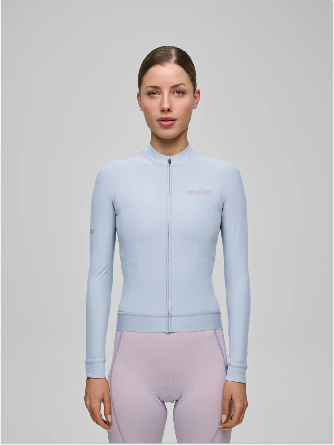 Maap Women's Training Thermal LS Jersey Radtrikot langarm Blue Finch