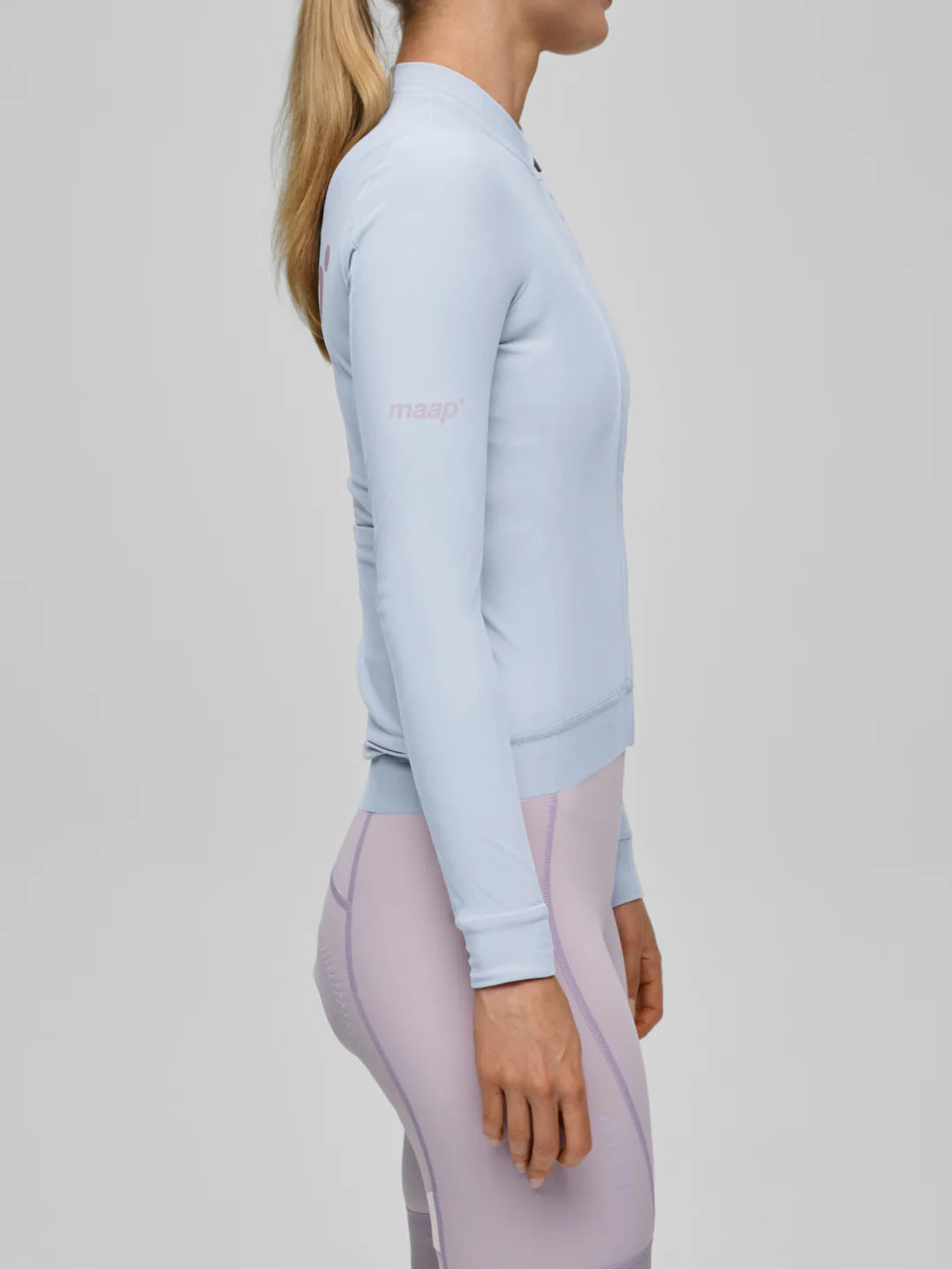 Maap Women's Training Thermal LS Jersey Radtrikot langarm Blue Finch