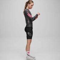 Maap Women's Spectrum Pro Air LS Jersey 3.0 Radtrikot langarm Carbon Rose