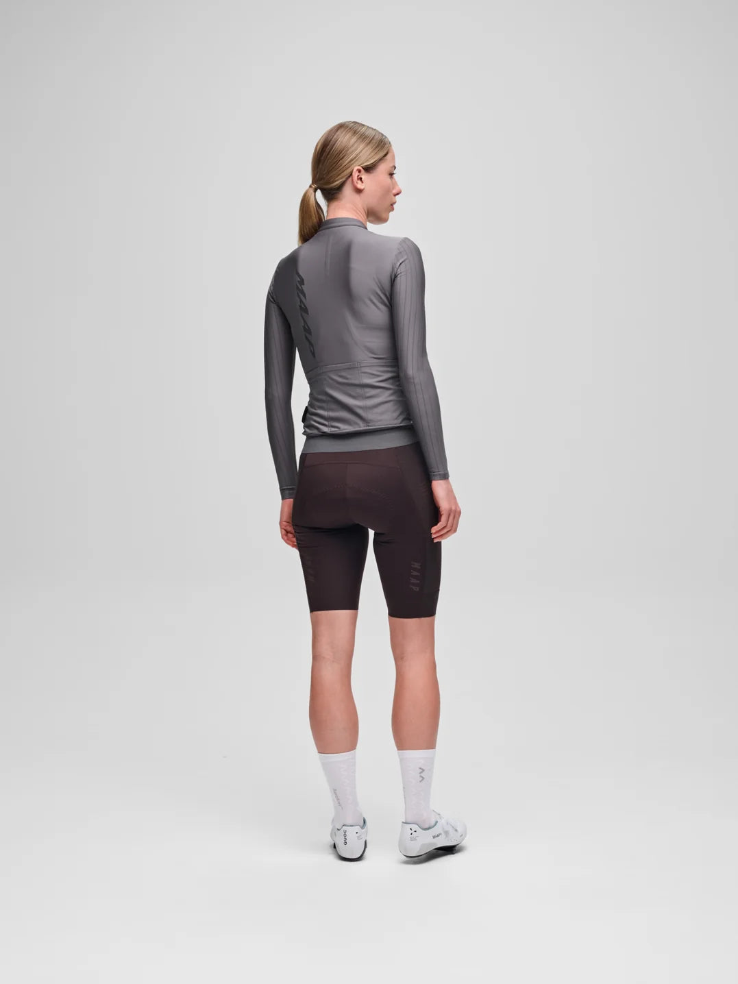 Maap Women's Pro Aero Thermal LS Radtrikot langarm Meteorite