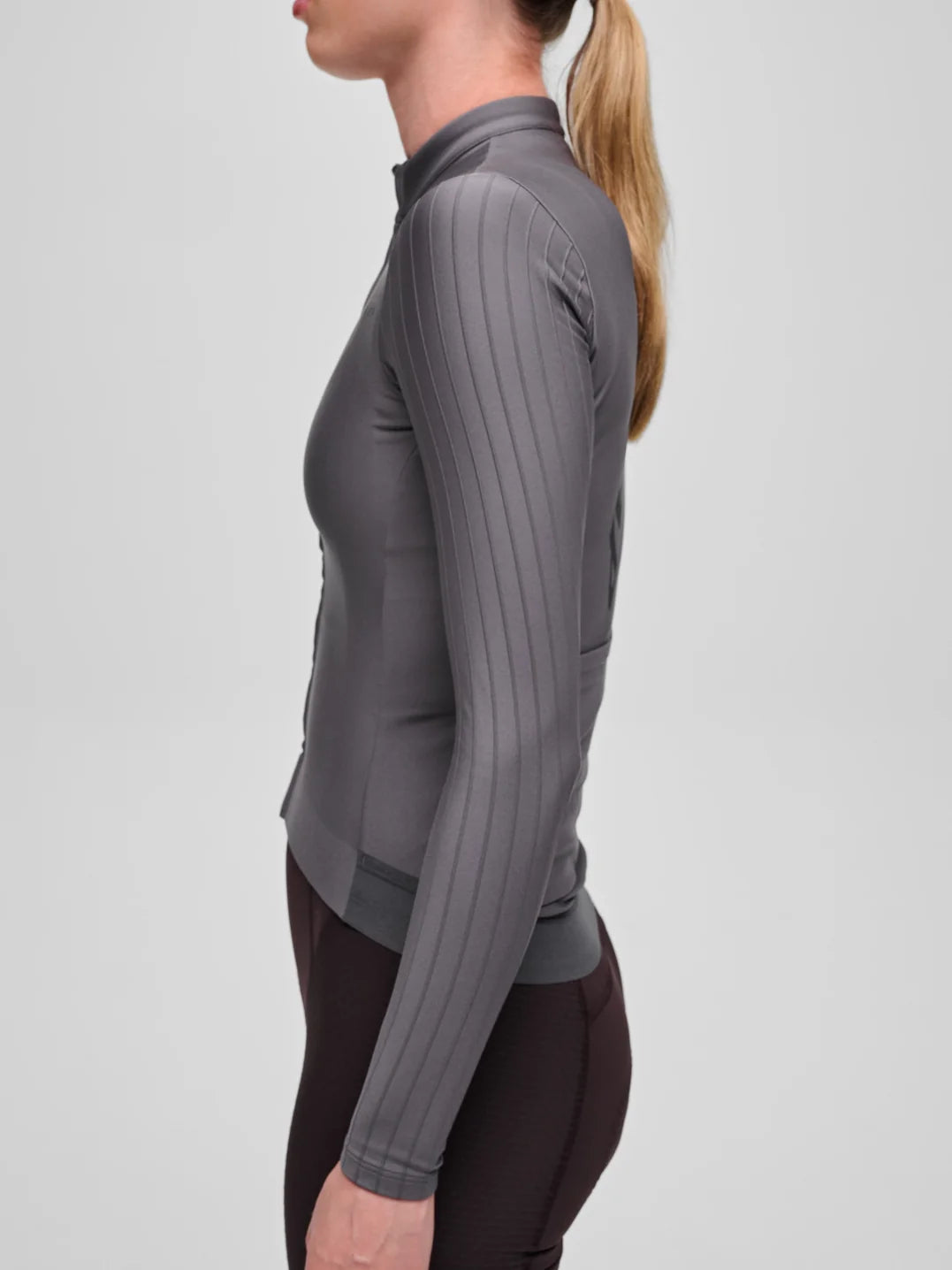 Maap Women's Pro Aero Thermal LS Radtrikot langarm Meteorite