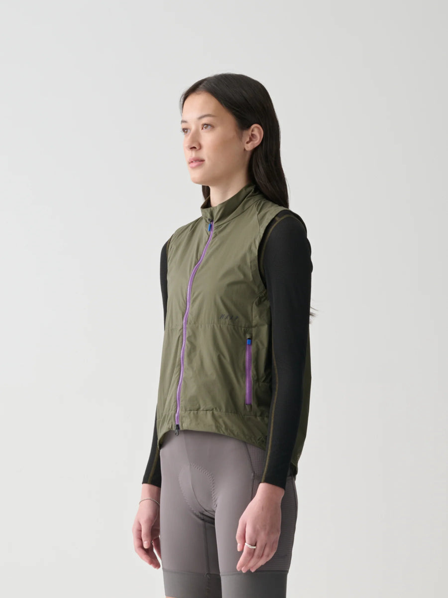 Maap Women's Alt_Road™ Wind Vest Weste Loam