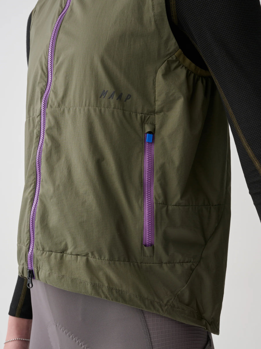 Maap Women's Alt_Road™ Wind Vest Weste Loam
