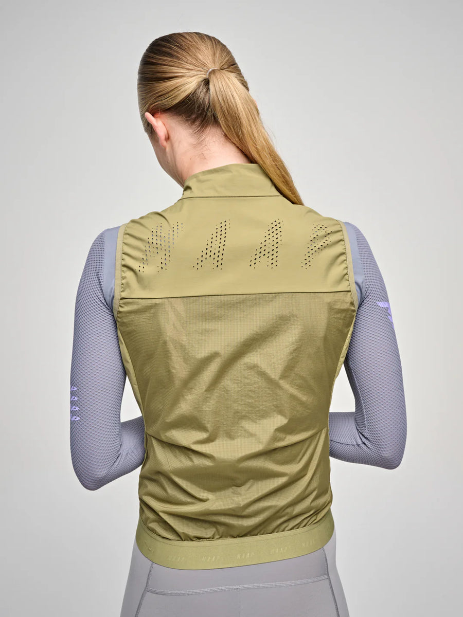 Maap Women's Flow Vest Windweste Dark Ore
