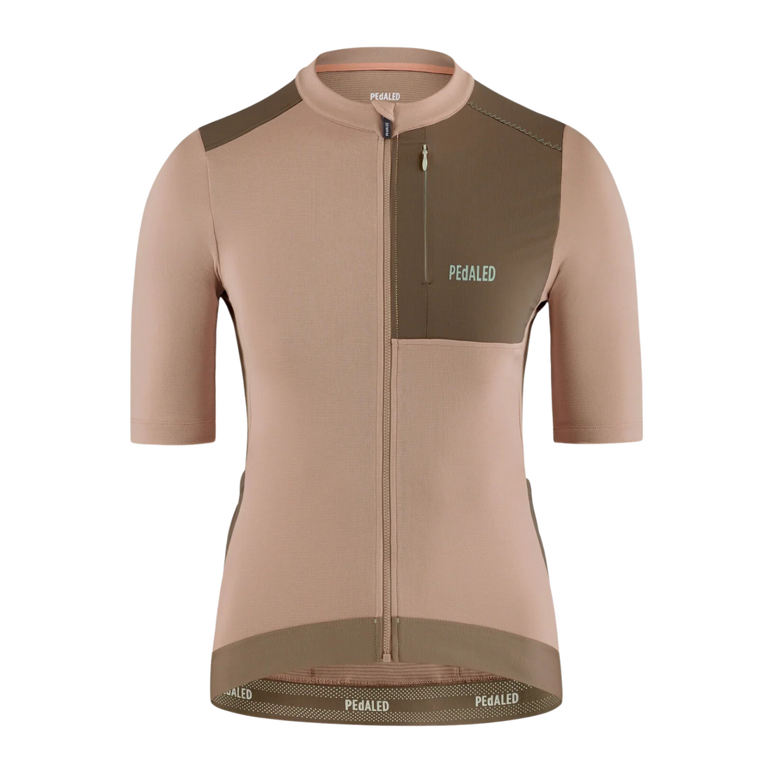 Pedaled Odyssey Merino Women's Jersey Radtrikot Brown