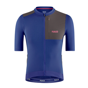 Pedaled Odyssey Merino Jersey Radtrikot Blue