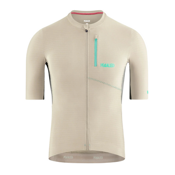Pedaled Odyssey Jersey Radtrikot Beige