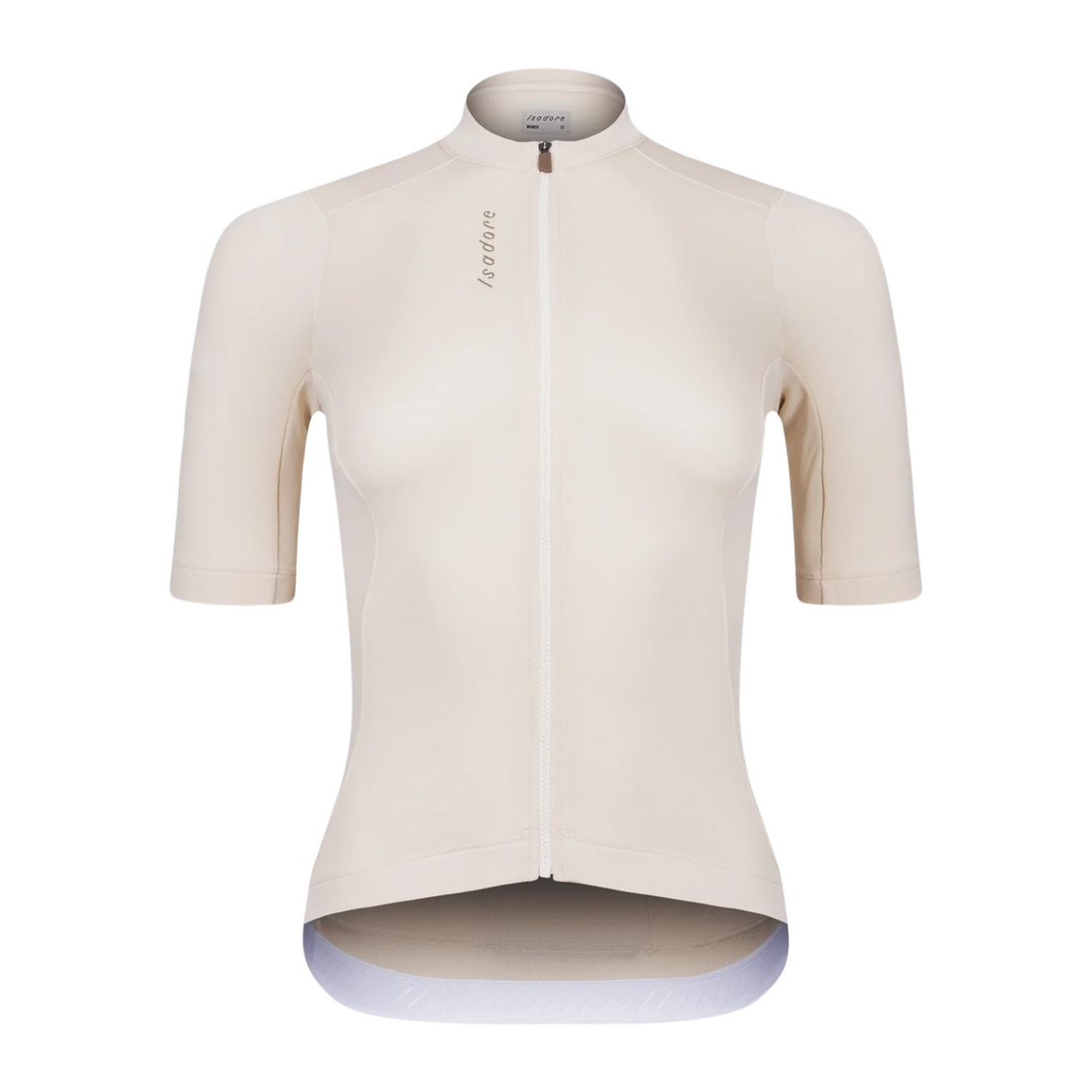 Isadore Debut Merino Women's Jersey Radtrikot Parchment