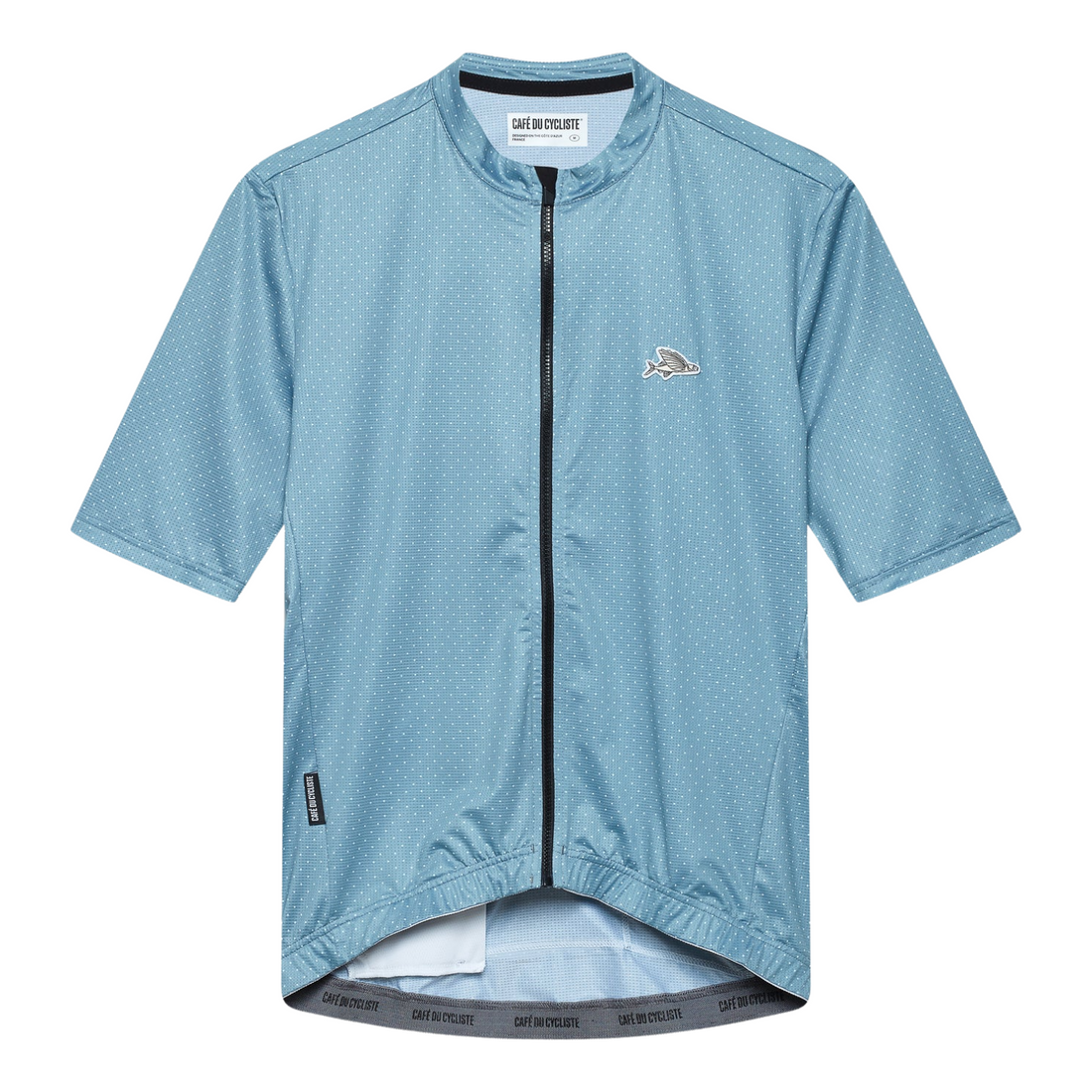Café du Cycliste Fleurette V2 Men's Lightweight Cycling Jersey Radtrikot Deep Water