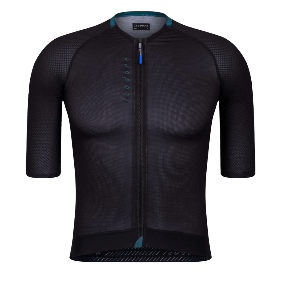 Isadore Alternative Jersey Radtrikot Black