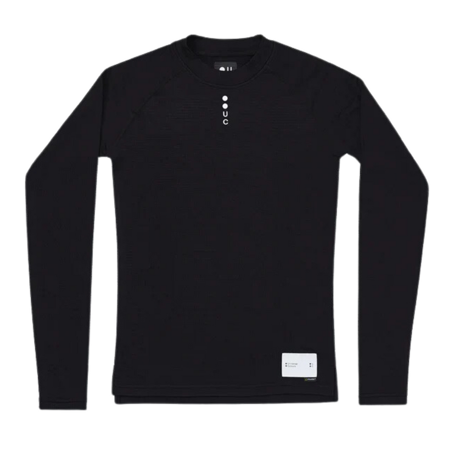 Universal Colours Mono Thermal Men's Base Layer Long Sleeve Unterhemd langarm Black
