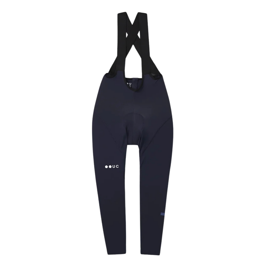 Pantaloni da ciclismo invernali Universal Colors Mono Bib Tight da donna blu navy