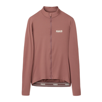 Pedaled Element Women's Long Sleeve Jersey Radtrikot langarm Raisin Purple