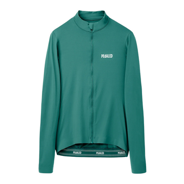 Pedaled Element Women's Long Sleeve Jersey Radtrikot langarm Teal