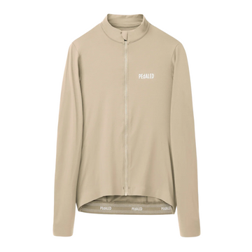 Pedaled Element Women's Long Sleeve Jersey Radtrikot langarm Beige