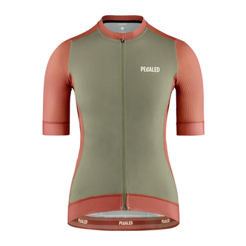 Pedaled Element Women's Jersey Radtrikot Brick Red