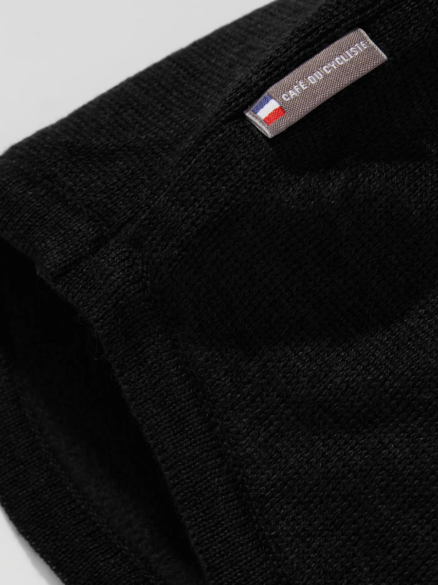 Café du Cycliste Marianne Unisex Merino Beanie Black