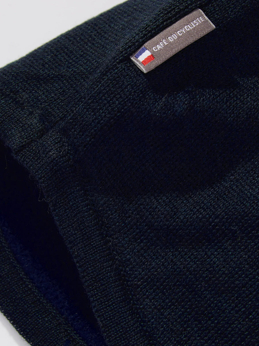 Café du Cycliste Marianne Unisex Merino Beanie Navy