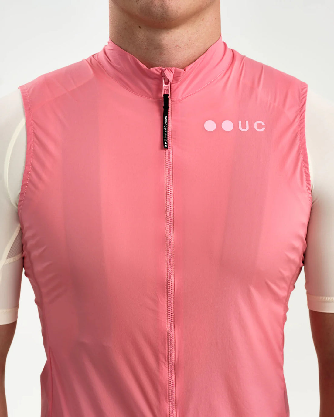 Universal Colours Mono Men's Gilet Windweste Washed Pink