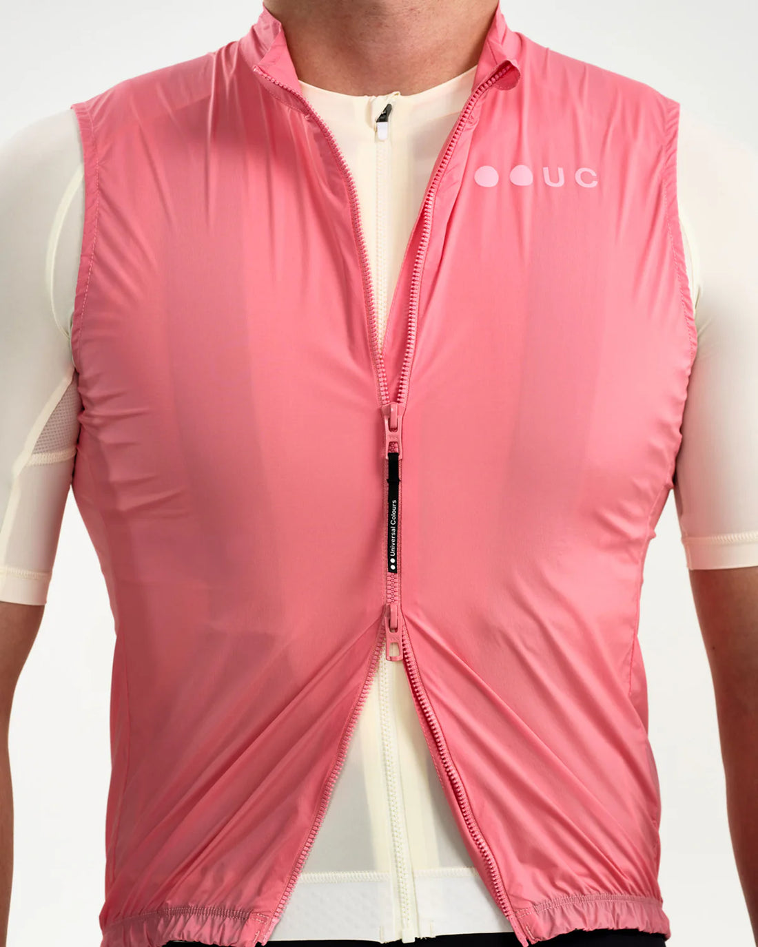 Universal Colours Mono Men's Gilet Windweste Washed Pink