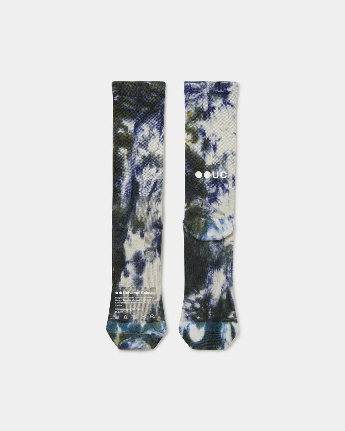 Calzini Universal Colors Spectrum Tie Dye Merino blu navy