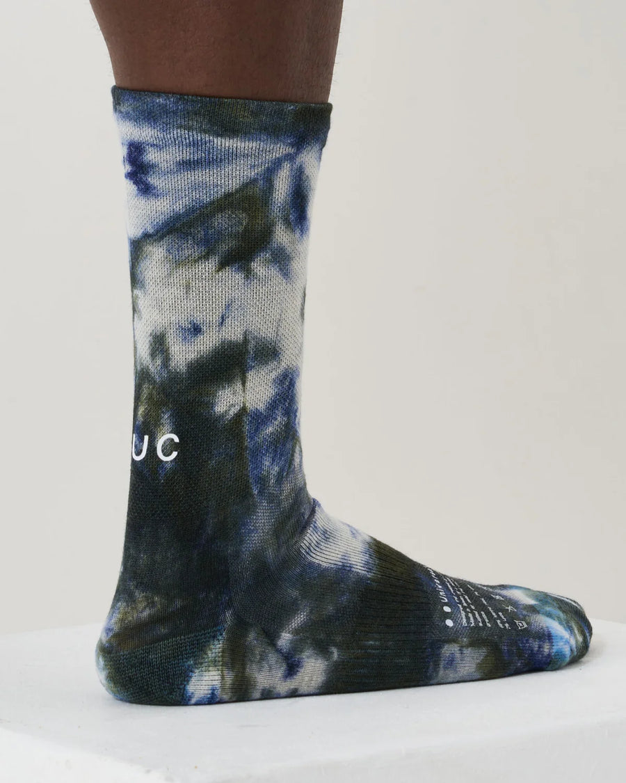 Calzini Universal Colors Spectrum Tie Dye Merino blu navy