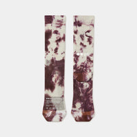 Universal Colors Spectrum Tie Dye Merino Chaussettes Mars Rouge